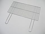 Grillrost rechteckig 58x30 HESANI Grillrost 58x30 cm verchromt Chrom Ersatzrost Ersatz rechteck