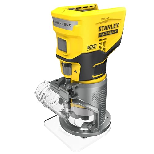 STANLEY FATMAX V20 Bürstenloser Kantenfräse, 18 V – SFMCW400B-XJ – Lieferung ohne Akku