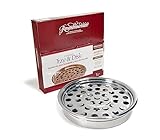 RemembranceWare: Communion Tray & Disk - Silver Finish: Stainless Steel / Holds Up to 40 Plastic or Glass Cups / Stack Up to Five Trays Together