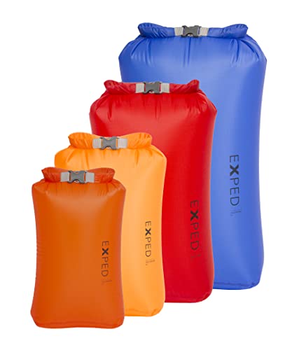 Exped Fold DRYBAG UL 4 Pack (X-Small - Large), Multicoluer, Modern