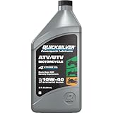Quicksilver 10W-40 Synthetic Blend ATV, UTV, Motorcycle Oil,...