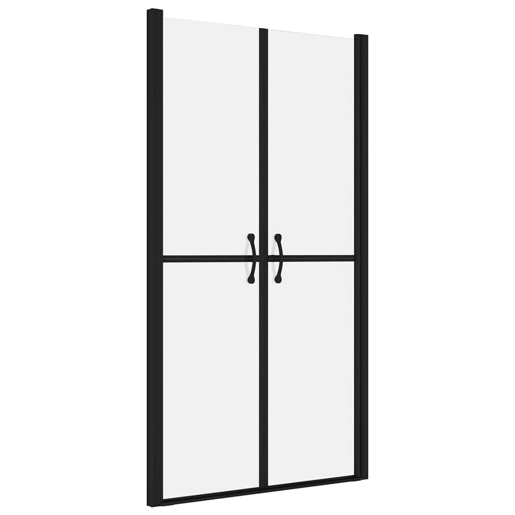 vidaXL Shower Door Modern Home Bathroom Cubicle Accesory Enclosure Walk in Door Cabinet Screen Bath Cabin Frosted ESG (98-101) x190 cm — image 1
