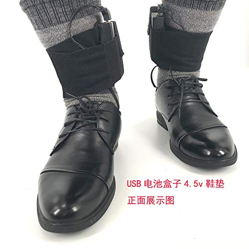 Palmilhas de aquecimento elétrico, Andoer Palmilhas de aquecimento portátil USB Aquecedor elétrico d