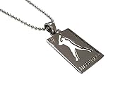 Christian Stainless Steel Sport Medal Necklace - Chain Included 