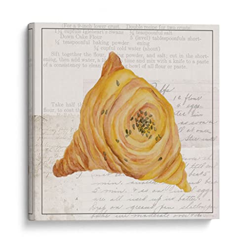 Canvas Lab Canvas Wall Art Decor Sweet Tooth Pastries II by the Artist Melissa Wang – Size: 35 x 35 in - Art subject: Kitchen