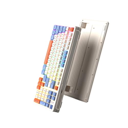 Clavier de jeu format compact 97 touches rétroéclairé avec molette ABS