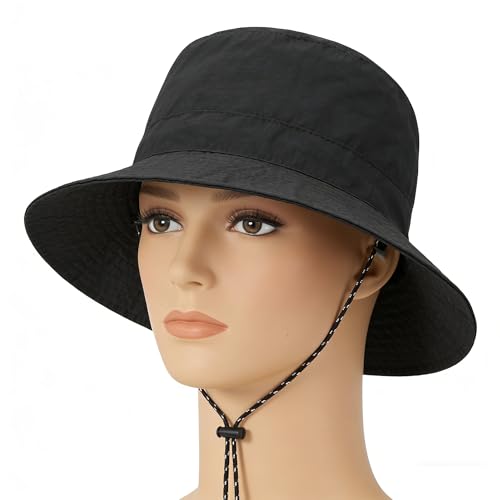 Sombrero para mujer packable rápido secado pesca verano miniatura 2