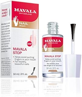 Mavala Stop Deterrent Nail Polish Treatment | Nail Care to Help Stop Putting Fingers In Your Mouth | Bitter Taste | Easy Application | For Ages 3+ | 0.3 Fl Oz