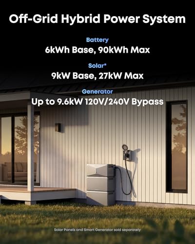 Image of Anker SOLIX E10 Prime Off-Grid Kit, Extra Battery, 12kWh Expandable to 90kWh, 10kW Turbo Output, 9kW Solar Input, Generator-Ready, NEMA 4, Up to 12-Month 0% APR
