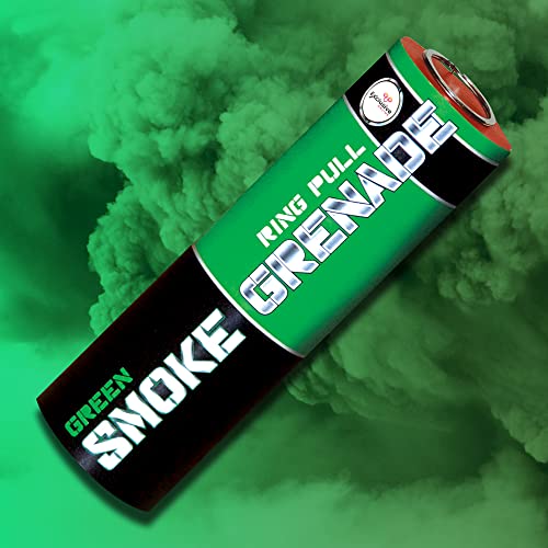EXCLUSIVE ONLINE Pack of 4 Ring Pull Smoke Grenades with Ideal for Paintball Weddings Photoshoots & Special Effects, 2 Mixed Colour Pack - Image 5