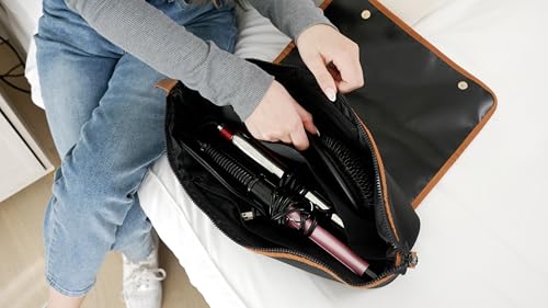 Bolsa de viaje para herramientas de cabello con base resistente al calor miniatura 4