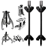 Spurstangenkopf-Ausdrücker 18mm: Maulöffnung 18 mm; verzinkt