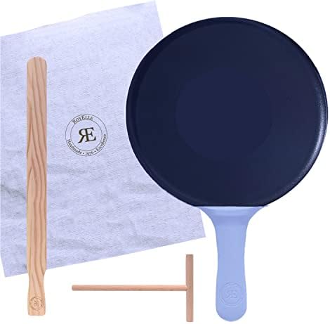 RoyElle CookWare Premium 12 inch Aluminum Crepe Pan Kit