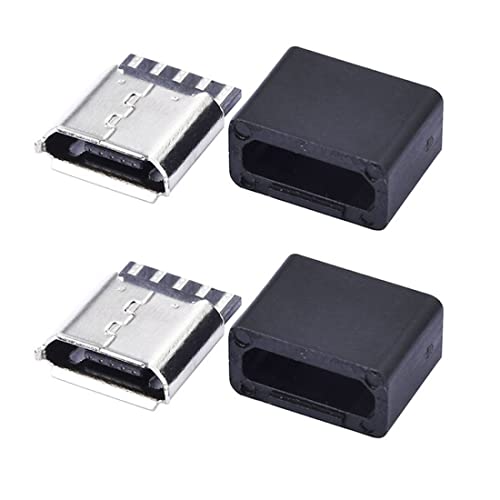 chenyang Pack 50 Conectores Micro USB Tipo B Hembra miniatura 5