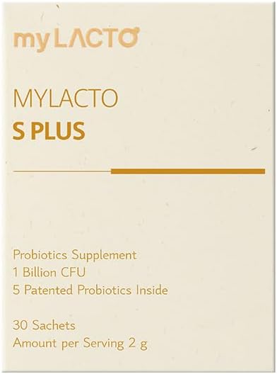 S Plus Probiotics 2g x 30-Day Supply, Premium Lactobacillus for Helps with Smooth Digestion and Dieting.