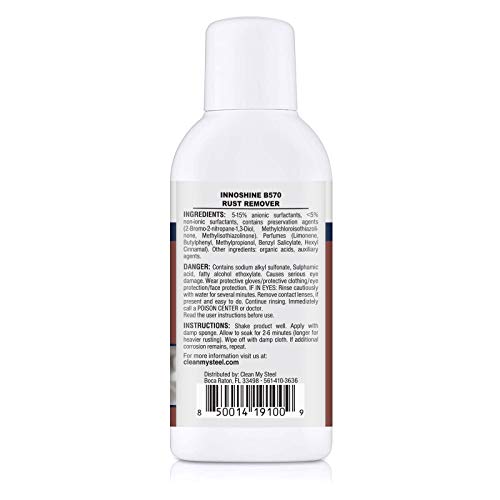 Clean My Steel Concentrated Stainless Cleaner Superior Results Saves Time And Money Experience Enhanced Cleaning Power Tackle Tough Stains And Remove Rust Effortlessly 4 Oz #TOP2