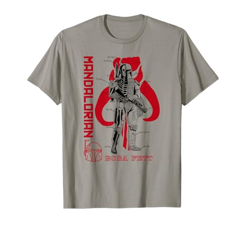 Star Wars Boba Fett t-shirt haut homme graphique armure mandalorienne geek