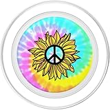 Zoom IMG-1 segno della pace girasole tie Zoom IMG-1 segno della pace girasole tie