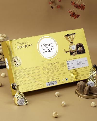 Image of Hyperfoods Chocolates Gift Pack Wobniar Gold 192 Grams