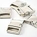 1-Inch Silver Color Heavy Duty Metal Side Release Buckles (Pack of 5Pcs) by DGQ