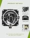 AUTOSAVER88 Fog Lights Compatible with 2002 2003 2004 Ford Focus (SVT Model Only) 2005 2006 Escape 2003 2004 Mustang (Cobra Model Only) 2002 Lincoln LS Fog Light Replacement,with 12V 42W H10 Bulbs