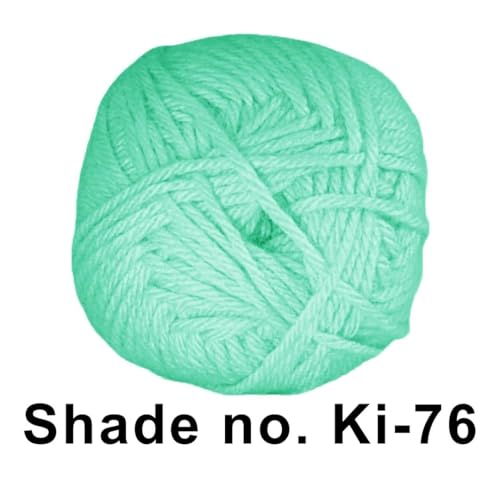 Image of VCR Light Cyan Yarn, 100 Grams Hank, 190 Meters Length, Acrylic Ball for Crochet and Knitting, Soft Crosia Threads, Pack of 1 Yarn, Suitable for DIY Crafts