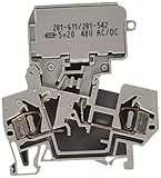 Verpackungsart: Karton Wago 281-611/281-542 Sicherungsklemme (1-er Pack)