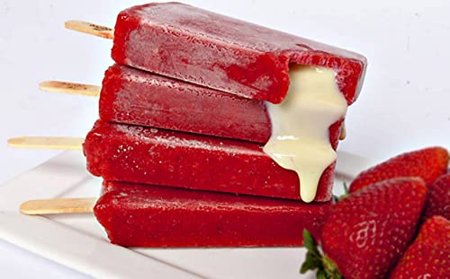 Forma Paleta Mexicana Recheada Plasútil Molde Sorvete Picolé 4 Peças Envio Imediato