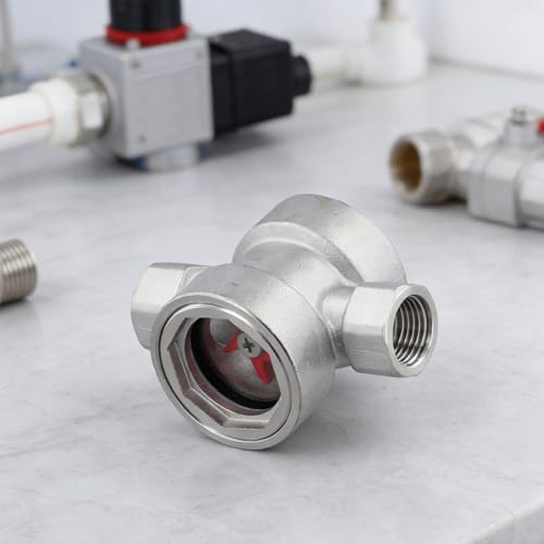 Indicateur de débit d'eau en acier inoxydable 304 pour surveillance de canalisation industrielle - 6