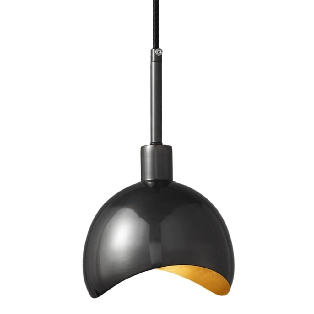 Wpuszczana lampa sufitowa w stylu skandynawskim, mały miedziany żyrandol osobowości, lampa wisząca do sypialni, gabinetu i dekoracji ganku