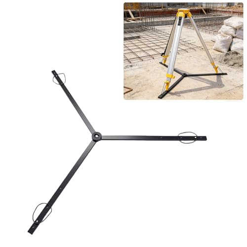 Image of Dpofirs Triangular Strut Aluminum Tripod Stabilizer | Foldable Floor Leveling Guide for Photography, Secure Grip Support Base