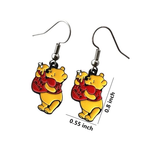 Cartoon Earrings Metal Earrings Women and Men2