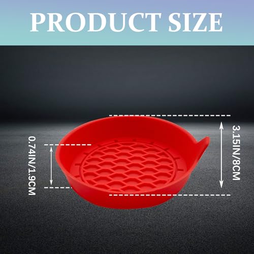 Protector para portavasos de coche, silicona, 4 unidades miniatura 2