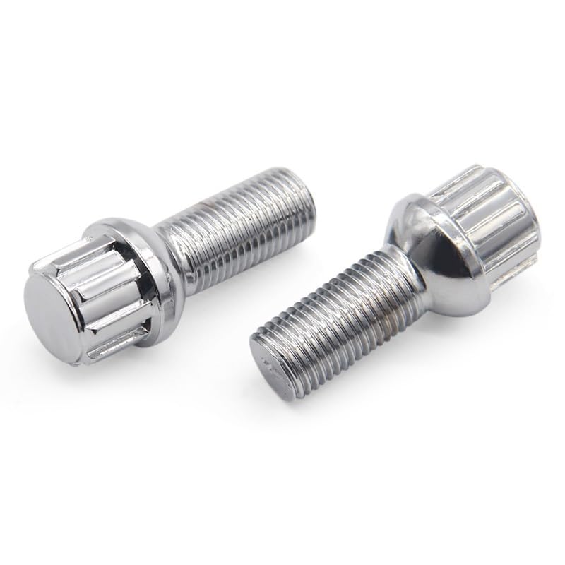 Set di bulloni antifurto for ruote in acciaio for auto for dadi antifurto di sicurezza con raggio di bloccaggio M14 * 1,5 for 8D0601139F