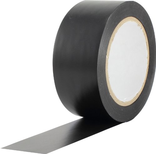 Ruban adhésif de marquage au sol vinyle noir ProTapes pour éliminer les risques de chute