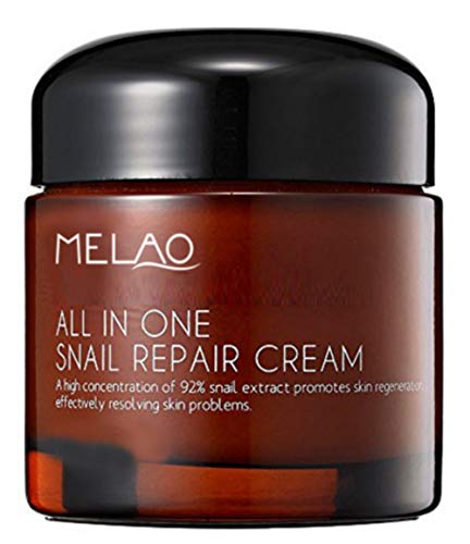 Preisvergleich Produktbild Schneckenschleim Creme MELAO - Snail creme - Reines Konzentrat mit 92% Snail Mucus - Großraumbehälter 75 ML Intensive Regenerationscreme - Ideal gegen Falten, Aknenarben, braune Flecken