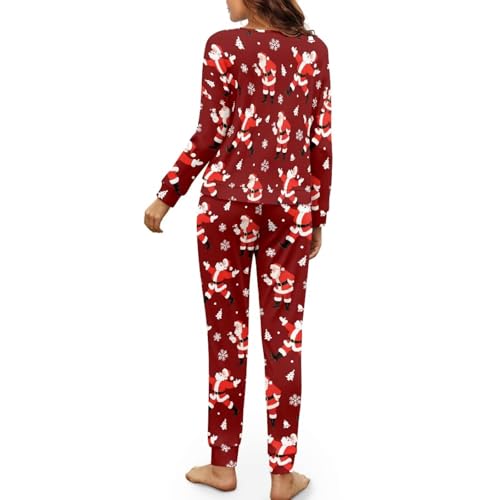 Image of Womens Lounge Set Long Sleeve Soft Pajama Sets