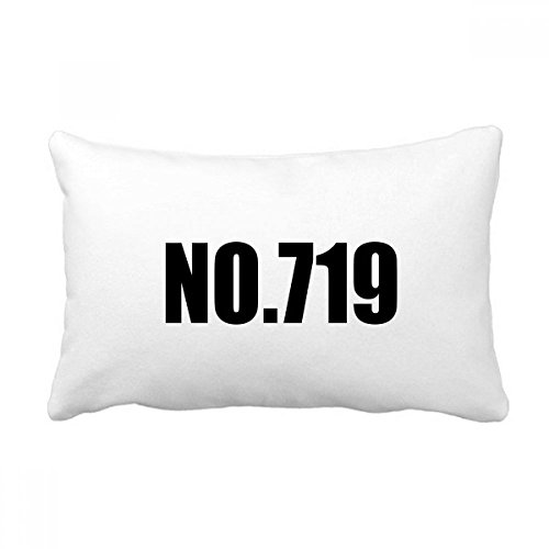 Coussin lombaire chanceux numéro 719 oreiller de canapé multicolore - 2