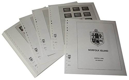 Feuilles pré-imprimées Norfolk LINDNER Année 1947-1984 pour album de timbres
