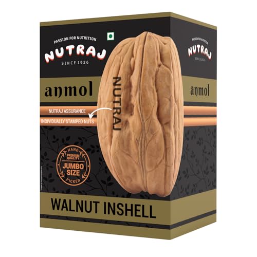 Image of Nutraj Anmol Walnuts Inshell 1kg Pack | Akhrot | Dry Fruits | Nuts