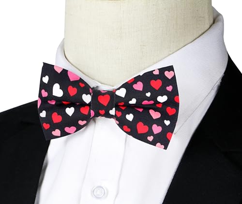 Image of OCIA Cute Pattern Pre-tied Bow Tie Adjustable Bowties for Adult & Children