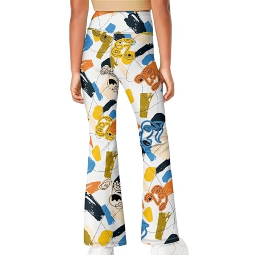 Hawapod Girls Flare Leggings High Waisted Butt Lift Bell Bottoms Tight Fit Tummy Control Bootcut Pants4