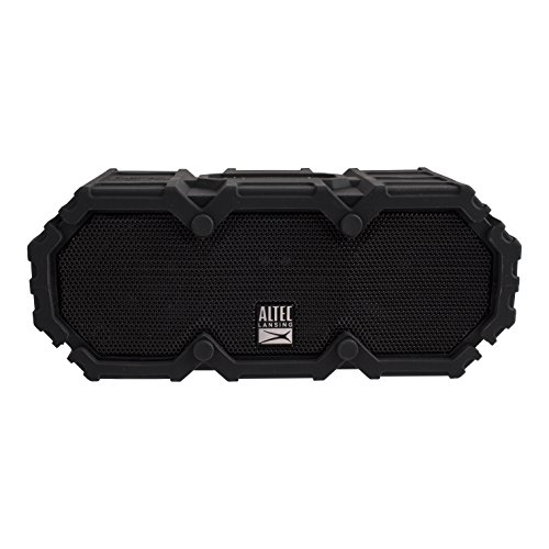 Altec Lansing LifeJacket - Waterproof Bluetooth Speaker, Wireless & Portable Speaker for Travel & Outdoor Use, 30 Hour Playtime & 50 Foot Range, Black by Altec Lansing - Used condition - US$62.15