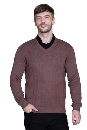 Image of V Neck Wool Sweater Pullover for Men Winter Fullsleeve | Warm Fabric