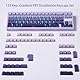 PBT Doubleshot Keycaps 134 Tasten Gradient Purple Backlit OEM Profile Keycaps Full Set Custom Keyboard Key caps für 60% 65% 70% 75% Cherry Gateron MX Switches Mechanische Tastatur