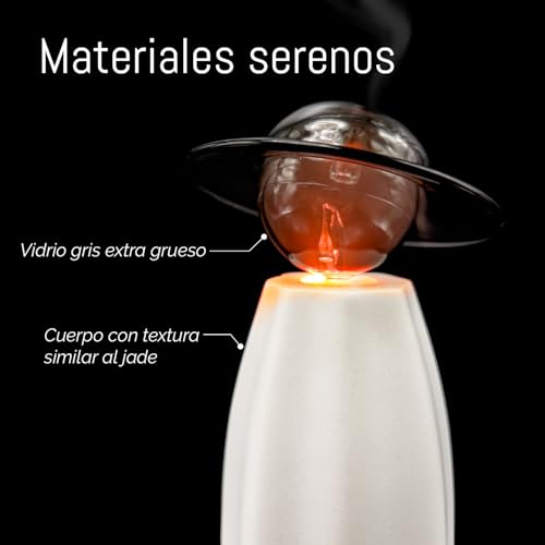Miniatura 9 de Scarecrow Difusor De Aceites Esenciales De Vidrio Para Aromaterapia, Difusor De Aromas Sin Agua, Nebulizador Inalámbrico Recargable, Apagado Auto Y Ultra Silencioso, Compatible Con Aceites Aromáticos