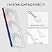 Thermalright TL-M12QW X3 120mm PC Case Cooling Fans, Daisy-Chain | 2000RPM | ARGB | Dual Infinity Mirrors Lighting for Gaming Build(3-Pack)