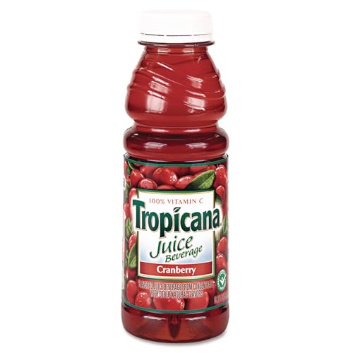 Image of Tropicana Cranberry Juice Drink, 15.2 Ounce Bottle (Pack of 12)