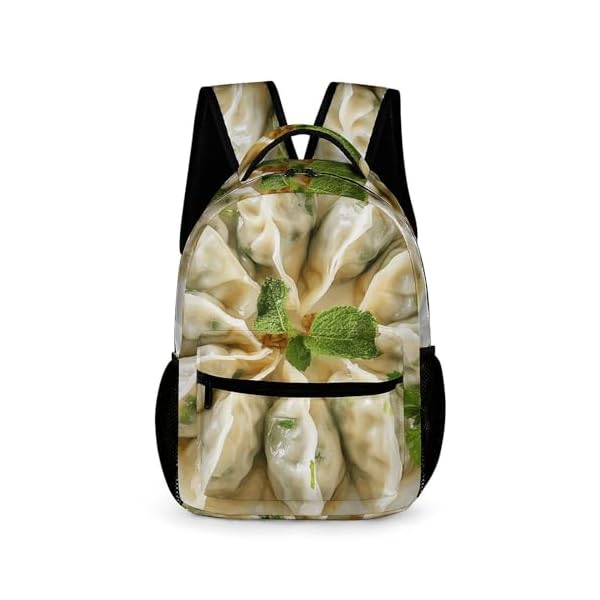 Backpack for Men Women Laptop Backpack A Plate of Dumplings Casual Daypack Laptop Bag for Travel