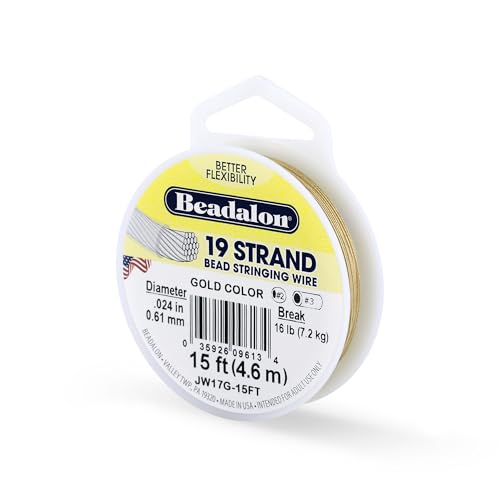Suministro Beadalon JW17G-15FT para armar abalorios sin que se rompan 2